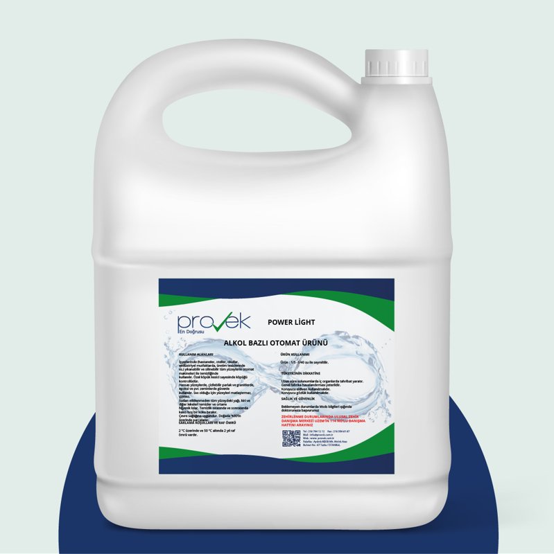 Power Light: Alcohol-Based Cleaning Machine Product